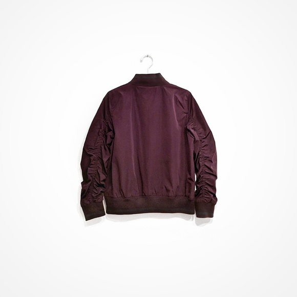 French Connection Plum Bomber Jacket - Picture 3 of 7